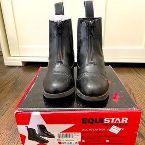 Kids horseback riding boots
